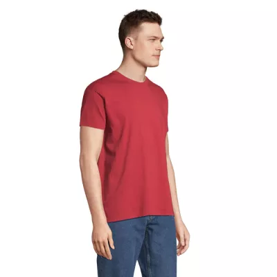 Koszulka męska bawełniana 190 g/m² Sol's IMPERIAL - Folk Red Twin (S11500-FR)