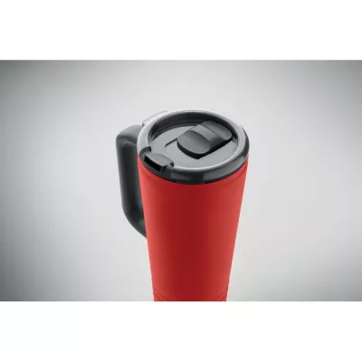 Kubek termiczny dwuścienny 700 ml HOWLER CUP - Czerwony (MO2995-05)