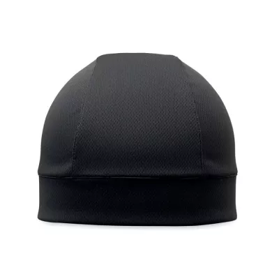 Czapka sportowa z wentylacją z poliestru SHIELD - Czarny (MO2878-03)