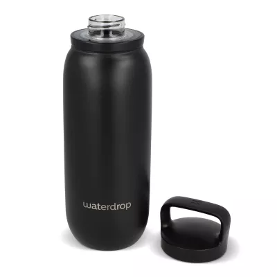 Termiczna butelka uniwersalna Waterdrop z ustnikiem 600 ml - czarny (LT47000-N0002)