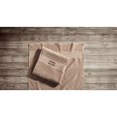 Ręcznik frotte organiczny 50x100 cm 360 g/m² TERRY - Kosc Sloniowa (MO9931-53)