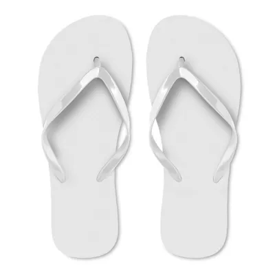Klapki plażowe rozmiar L (40–43) HONOLULU - Bialy (MO2588-06)
