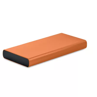 Powerbank 10 000 mAh aluminiowy POWERFLAT 10C - Pomaranczowy (MO6770-10)
