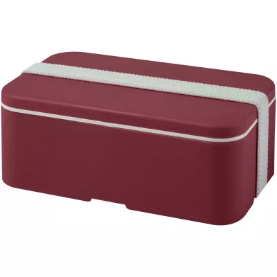 MIYO POP jednopoziomowe pudełko śniadaniowe o pojemności 700 ml - Bordo (21077822)