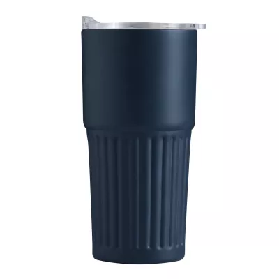 Próżniowy kubek 600 ml WAVE LINE - granatowy (56-0304715)