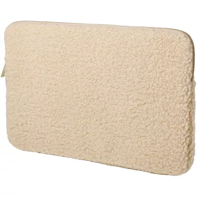 Bear 13-calowe etui sherpa na laptopa z recyklingu z certyfikatem GRS, o pojemności 2 l - Piasek pustyni (12077506)
