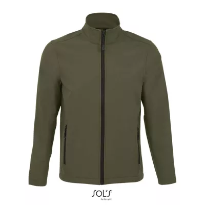 Kurtka softshell męska 2-warstwowa Sol's RACE - Army (S01195-AR)