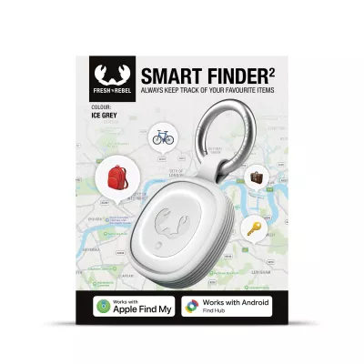 Fresh 'n Rebel Smart Finder 2 Lokalizator Bluetooth IPX7 wodoodporny - jasnoszary (LT49202-N0062)