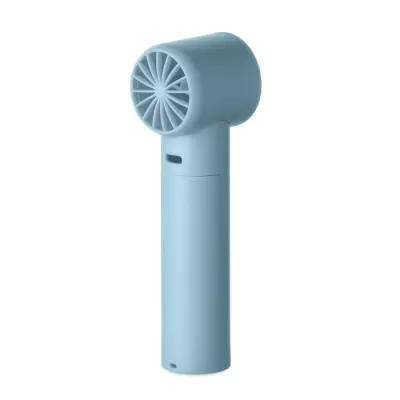 Mini wentylator ręczny z wyświetlaczem 2600 mAh GLACI - Baby Blue (MO2780-66)