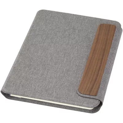Andean portfolio A5 z recyklingu z certyfikatem RCS  - Szary (10799382)