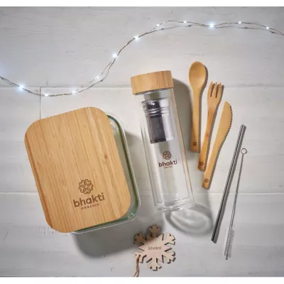 Lunchbox szklany 800 ml TUNDRA LUNCHBOX - Przezroczysty (MO9962-22)