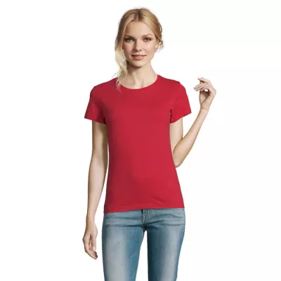 Koszulka damska 190 g/m² Sol's IMPERIAL WOMEN - Czerwony (S11502-RD)