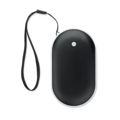 Ogrzewacz do rąk z powerbankiem 5000 mAh MUKAVA - Czarny (MO2777-03)