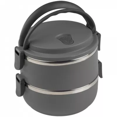 Lunch box HOME - ciemnoszary (093177)
