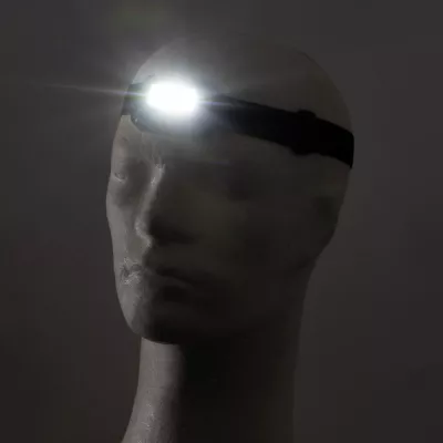 Latarka czołowa COB 3W LILIANA - czarny (9118303)