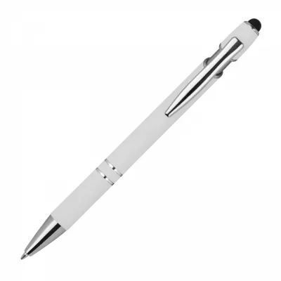 Długopis aluminiowy touch pen HERMANN - biały (1368906)