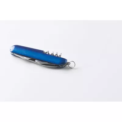 Scyzoryk z aluminium 5 funkcji MULTICHILLO - Niebieski (MO2531-04)