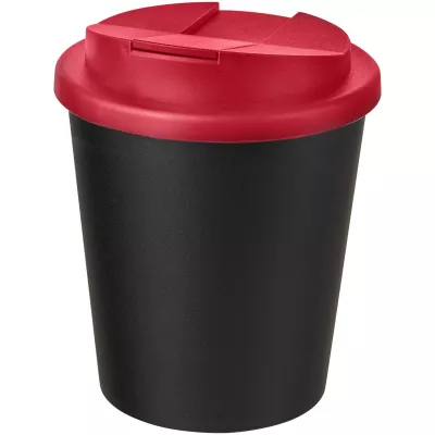 Americano Espresso® 250 ml tumbler with spill-proof lid - Czarny-Czerwony (21069908)
