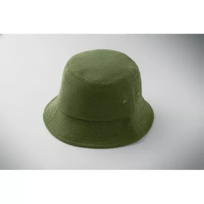 Kapelusz bucket sztruksowy 220 g/m² SCOOP - Zieleń Wojskowa (MO2869-49)