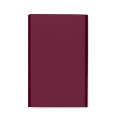 Powerbank magnetyczny 5000 mAh 15W z aluminium PAWTT - Burgund (MO2442-02)