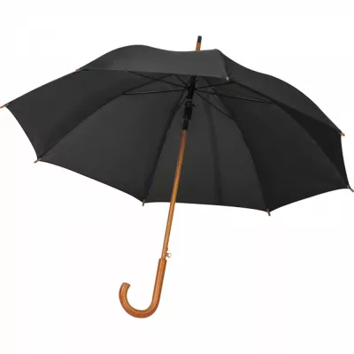 Parasol automatyczny ø105 cm RPET CHRISTINE - czarny (4243603)