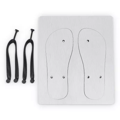 Klapki, japonki rozmiar S 35/38 sublimacja - biały (LT90106-N0001)