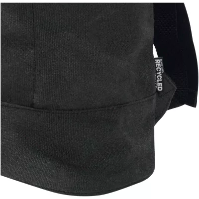 Recanvas plecak ze zwijaną górą o pojemności 16 l wykonany z materiałów z recyklingu z certyfikatem GRS - Czarny (13012390)