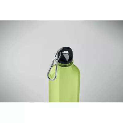 Butelka z RPET z karabińczykiem 500 ml MOSS RE500 - Przezroczysty Limonka (MO2803-51)