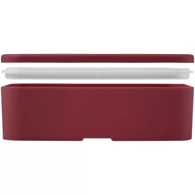 MIYO POP jednopoziomowe pudełko śniadaniowe o pojemności 700 ml - Bordo (21077822)
