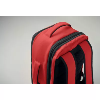 Plecak kabinowy z RPET na laptop 15" FLYSAFE - Czerwony (MO2840-05)