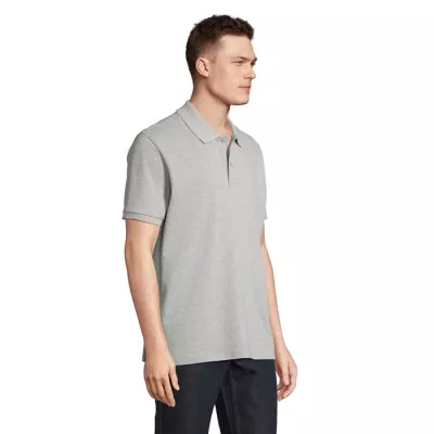 Koszulka polo organiczna 210 g/m² Sol's PEGASE - Szary Melanż 2 (S04242-GY)