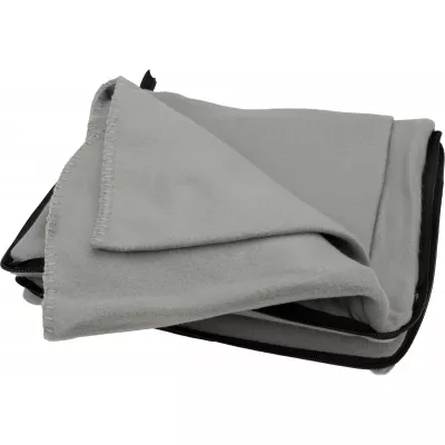 Koc z polaru/poduszka 2w1 RADCLIFF - szary (277507)