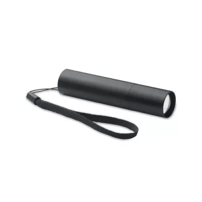 Latarka aluminiowa akumulatorowa z zoomem ALUMINATE - Czarny (MO2461-03)