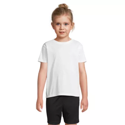 Koszulka sportowa dziecięca Sol's SPRINT KIDS - Bialy (S04773-WH)