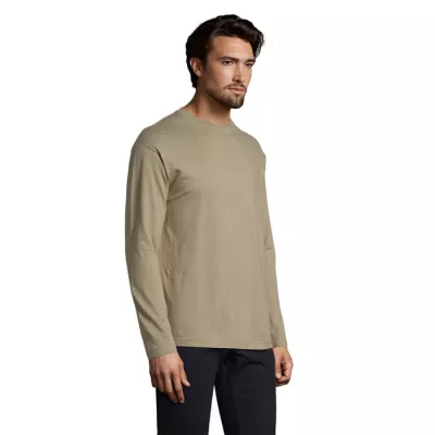 Koszulka męska z długim rękawem 150 g/m² Sol's MONARCH - Khaki (S11420-KH)