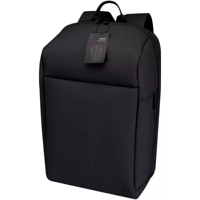 SMART plecak na laptopa 15” wykonany z materiałów z recyklingu (certyfikat GRS), o pojemności 18 litrów - Czarny (13015390)