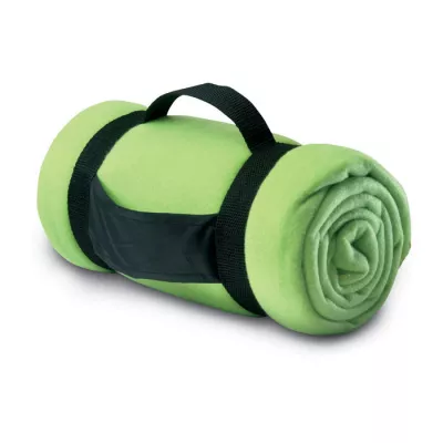 Koc polarowy z rączką 120x150 cm 180 g/m² STAVENGER - Limonka (MO7245-48)