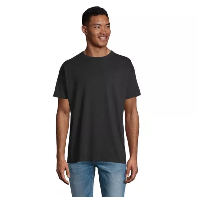 Koszulka męska oversize 180 g/m² Sol's BOXY MEN - Deep Black (S03806-DB)