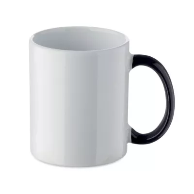 Kubek ceramiczny świąteczny 300 ml FESTIMUG - Czarny/Czerwony (CX1571-83)