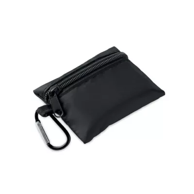 Apteczka kompaktowa w etui z RPET CAREONE - Czarny (MO2819-03)