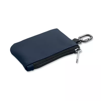 Etui na klucze z PU z karabińczykiem GUARDO - Francuski Granat (MO3161-85)