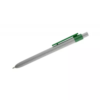 Długopis z tworzywa z dodatkiem zmielonych muszli SELIS - zielony (19735-05)