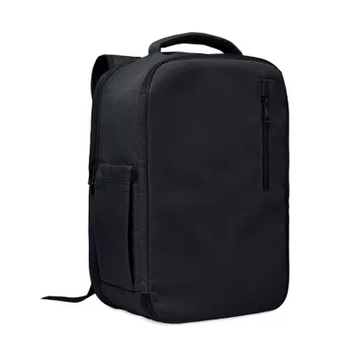 Plecak kabinowy z RPET na laptop 15" FLYSAFE - Czarny (MO2840-03)
