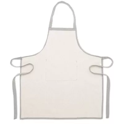 Fartuch kuchenny z bawełny z recyklingu 220 g/m² CUINA - Szary (MO2265-07)
