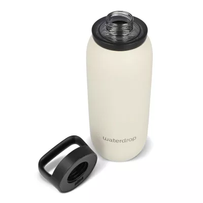 Termiczna butelka uniwersalna Waterdrop z ustnikiem 600 ml - beżowy (LT47000-N0055)