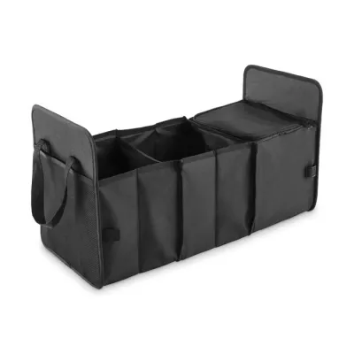 Organizer samochodowy składany z RPET ORGANIZER COOL - Czarny (MO2956-03)