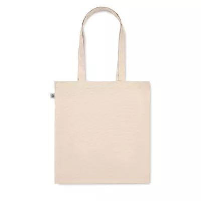 Torba na zakupy z bawełny organicznej 220 g/m² BENTE - Bezowy (MO2196-13)