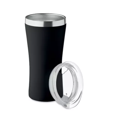 Kubek termiczny ze stali z recyklingu 160 ml OZ - Czarny (MO2326-03)
