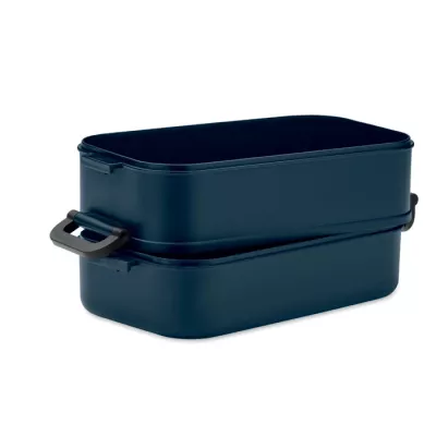 Lunchbox dwupoziomowy 2x800 ml z klamrami IDOLUNCH - Francuski Granat (MO2119-85)