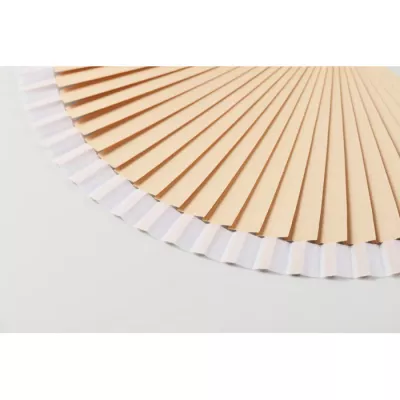 Wachlarz drewniany z 34 żebrami WOODFAN - Bialy (MO2883-06)
